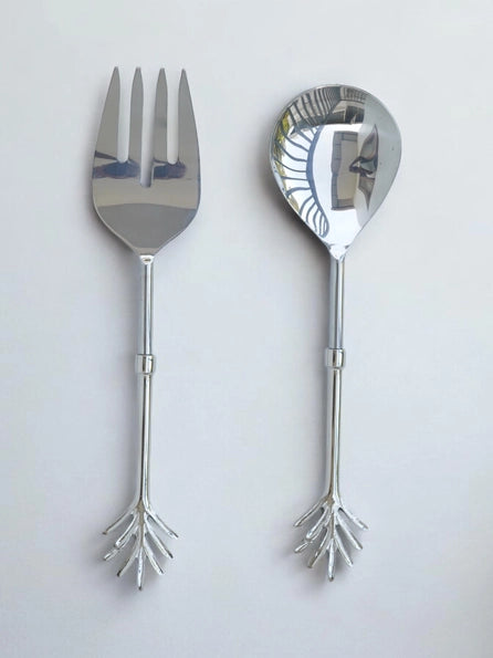 Nature Inspired Salad Spoon Set
