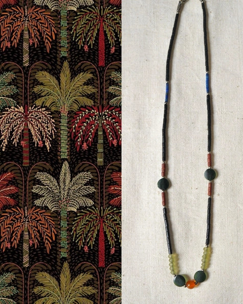 Vintage Semi Precious Stone Minimalist Necklace 2