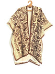 Free Size Embroidery Short Kaftan