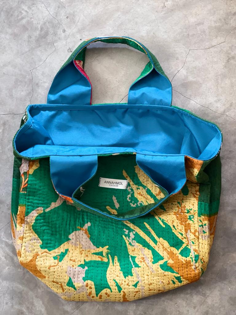 Vintage Kantha Summer Tote