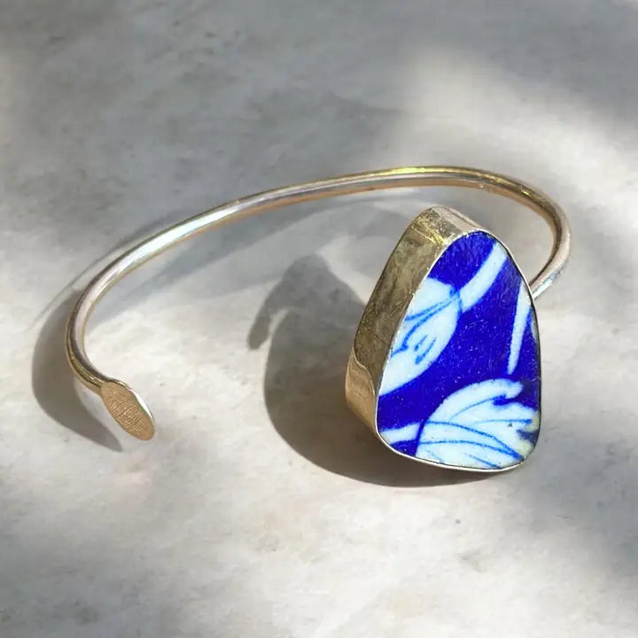 Kintsugi Broken Pottery Cuff