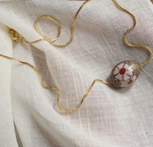 Vintage Cloisonne Bead Pendant