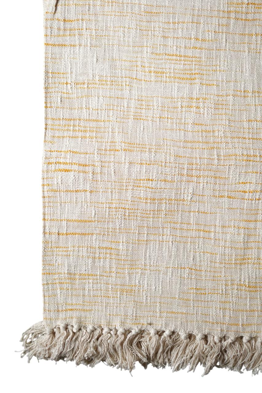 Natural Dye Handloom Cotton Bed Cover/blanket (110x98 inch)