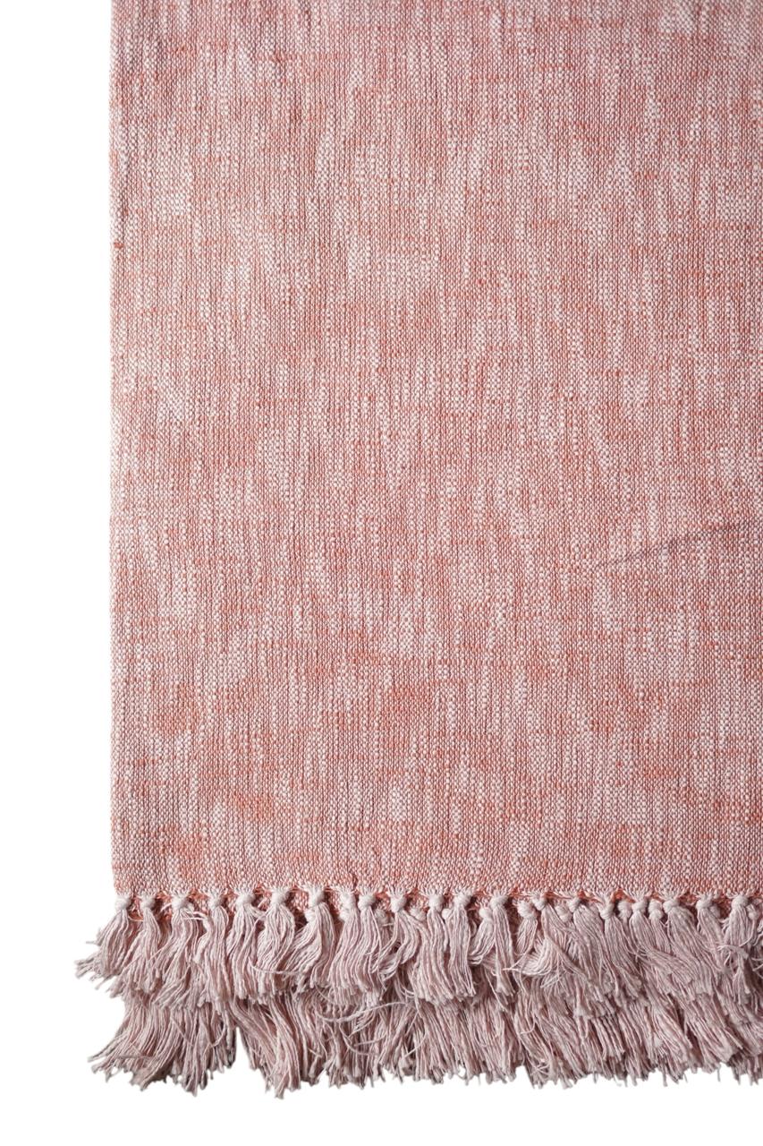 Natural Dye Handloom Cotton Bed Cover/blanket (110x98 inch)