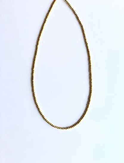 Shimmering Semi Precious Beaded Necklace