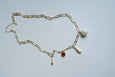 Pearl/Cardamom/Clove Link Chain Necklace