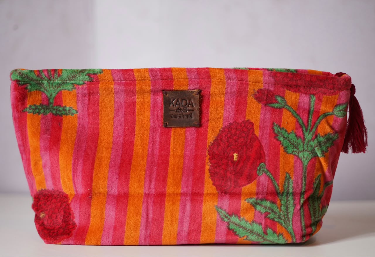 Vana Velvet Cosmetic Bag