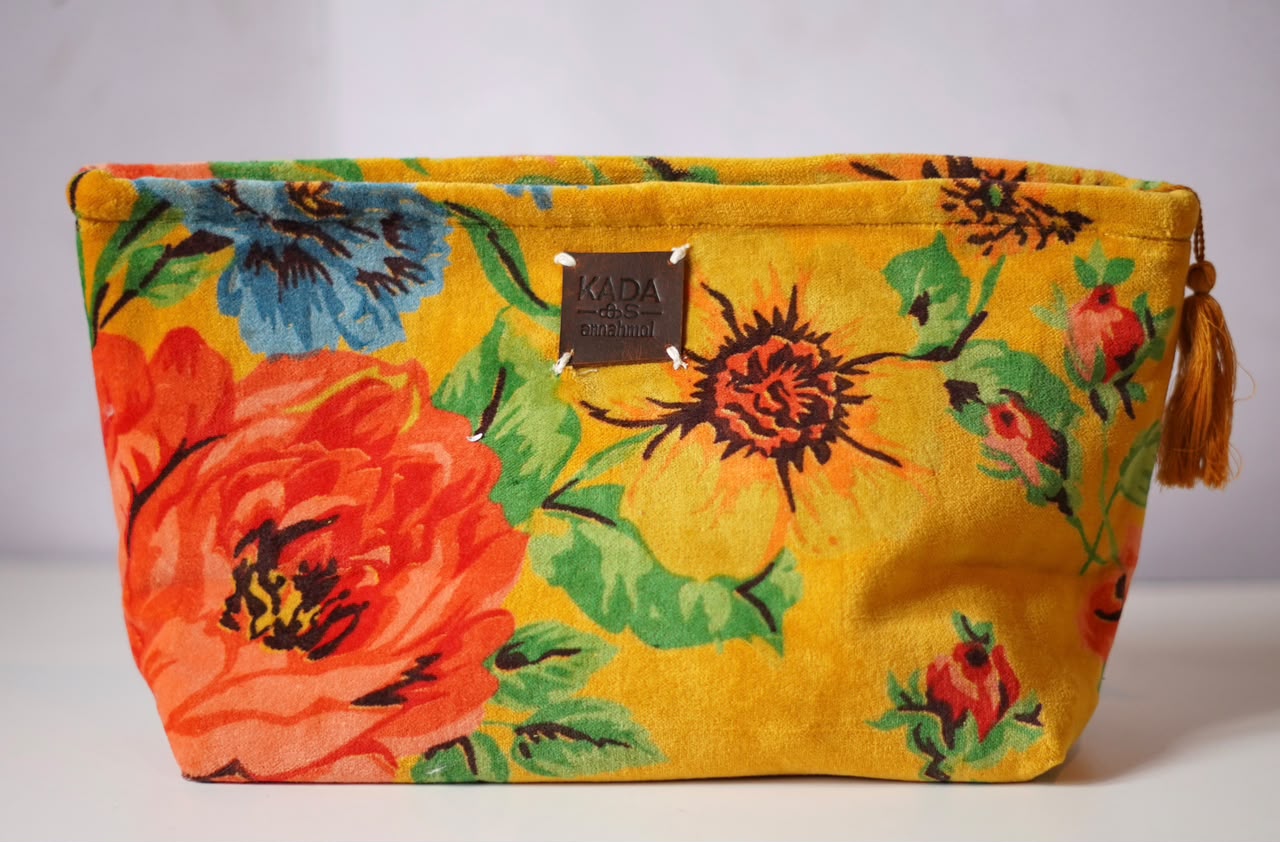Vana Velvet Cosmetic Bag