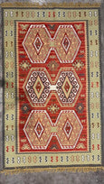 Hand Knotted Wool & Cotton  RUG 8