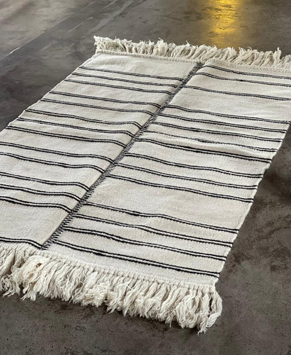 Hand Knotted Wool & Cotton RUG 16
