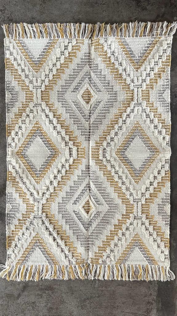 Hand Knotted Wool & Cotton RUG 19