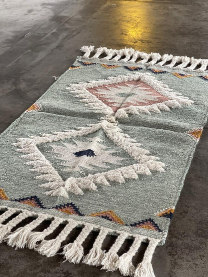 Hand Knotted Wool & Cotton RUG 27