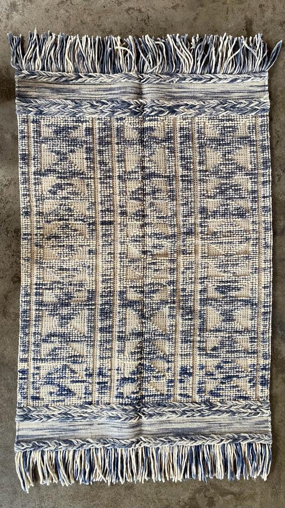 Hand Knotted Wool & Cotton RUG 34