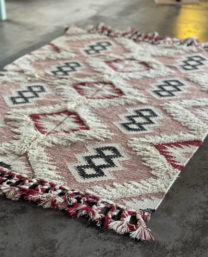 Hand Knotted Wool & Cotton RUG 38