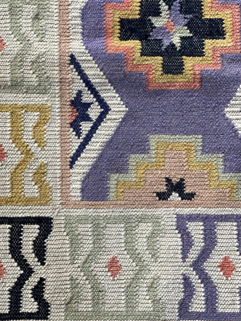 Hand Knotted Wool & Cotton RUG 59