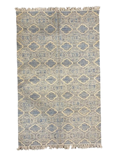 Hand Knotted Wool & Cotton  RUG 7