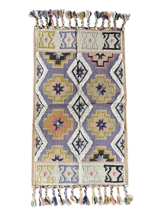 Hand Knotted Wool & Cotton RUG 23 (3x5 ft)