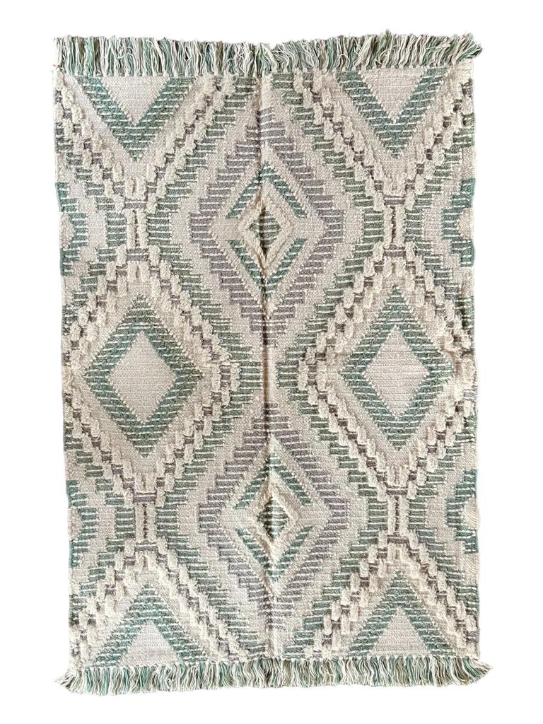 Hand Knotted Wool & Cotton RUG 24 (4x6 ft)