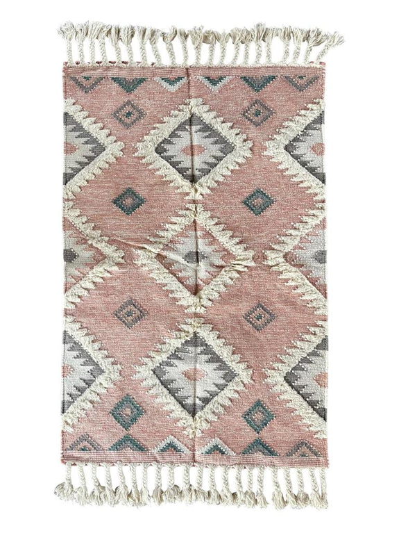 Hand Knotted Wool & Cotton RUG 25