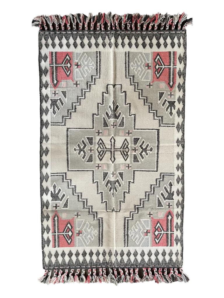 Hand Knotted Wool & Cotton RUG 43