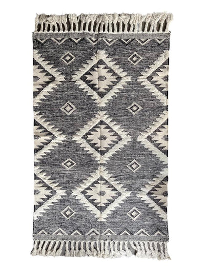 Hand Knotted Wool & Cotton RUG 64