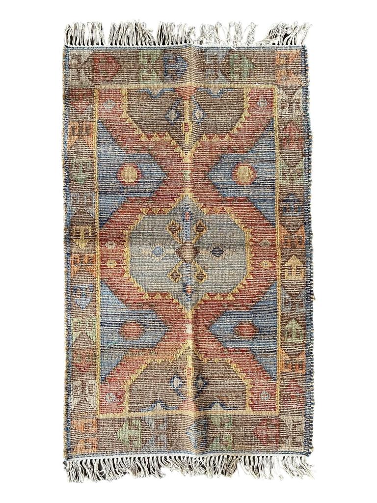 Hand Knotted Wool & Cotton RUG 18
