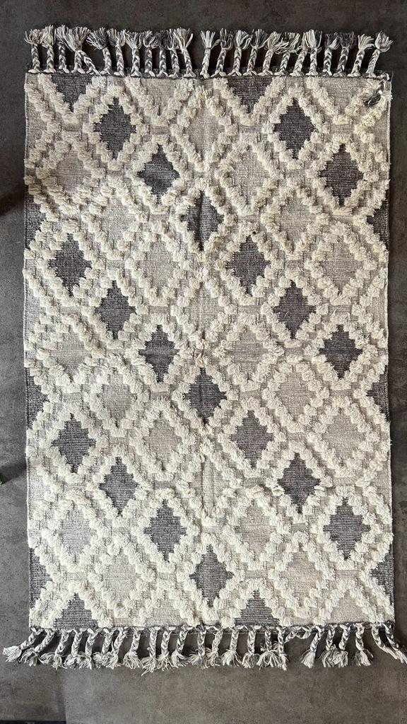 Hand Knotted Wool & Cotton RUG 66