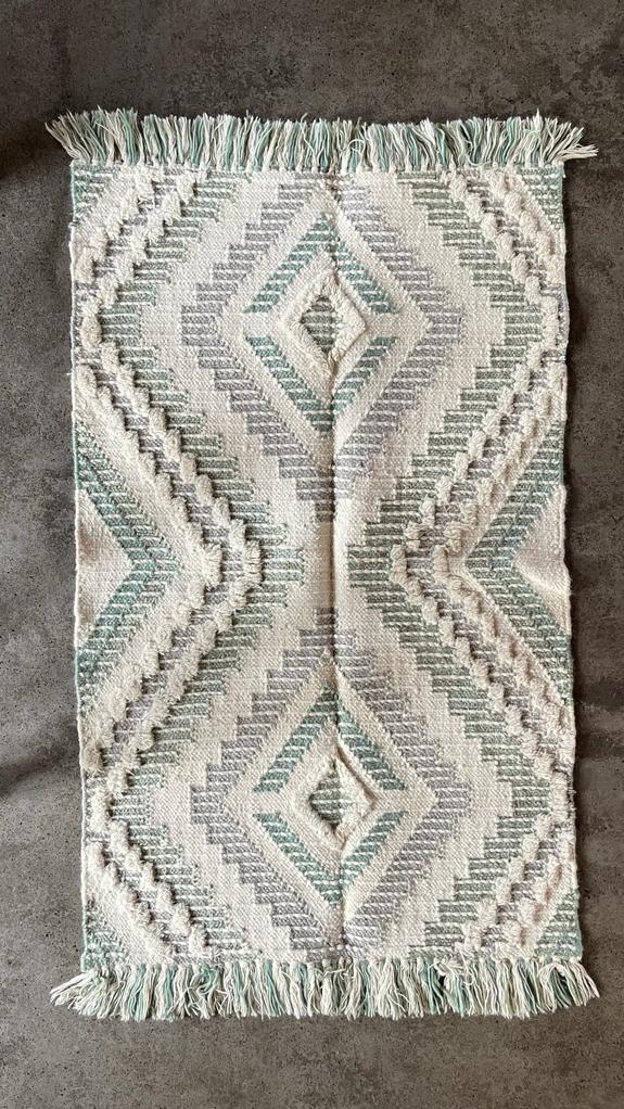 Hand Knotted Wool & Cotton RUG 67