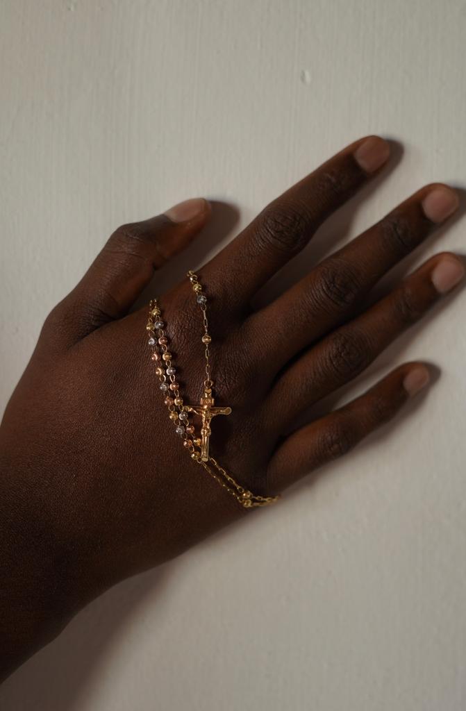 Rosary : 18k Gold