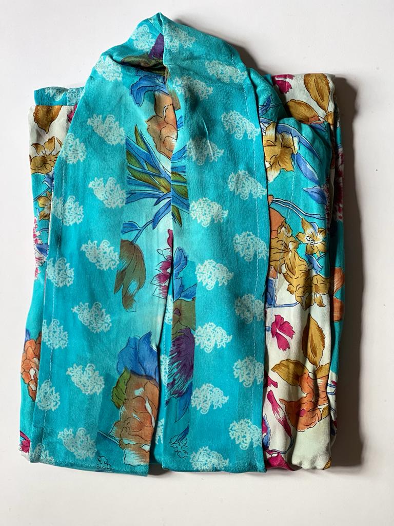 Belted Silk Free Size Kimono Shrug