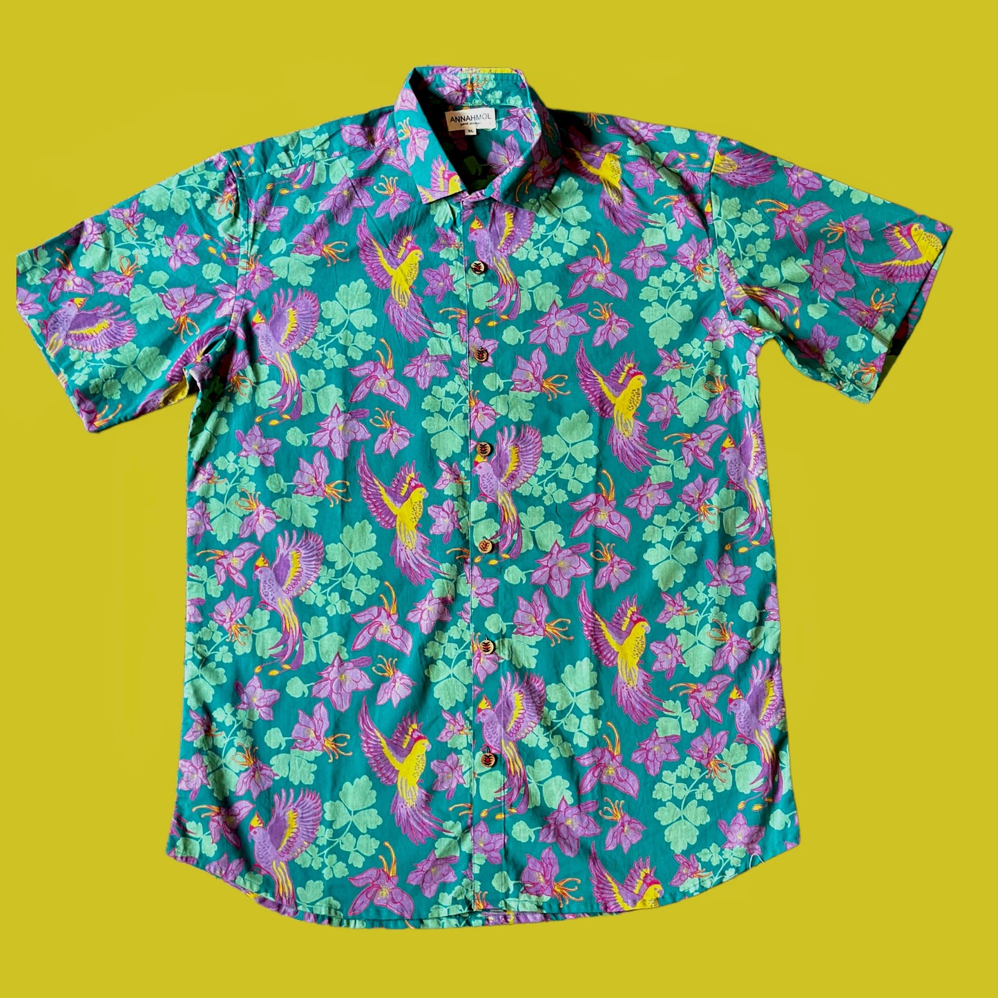 Tropical Prints Summer Short Sleeve Shirts