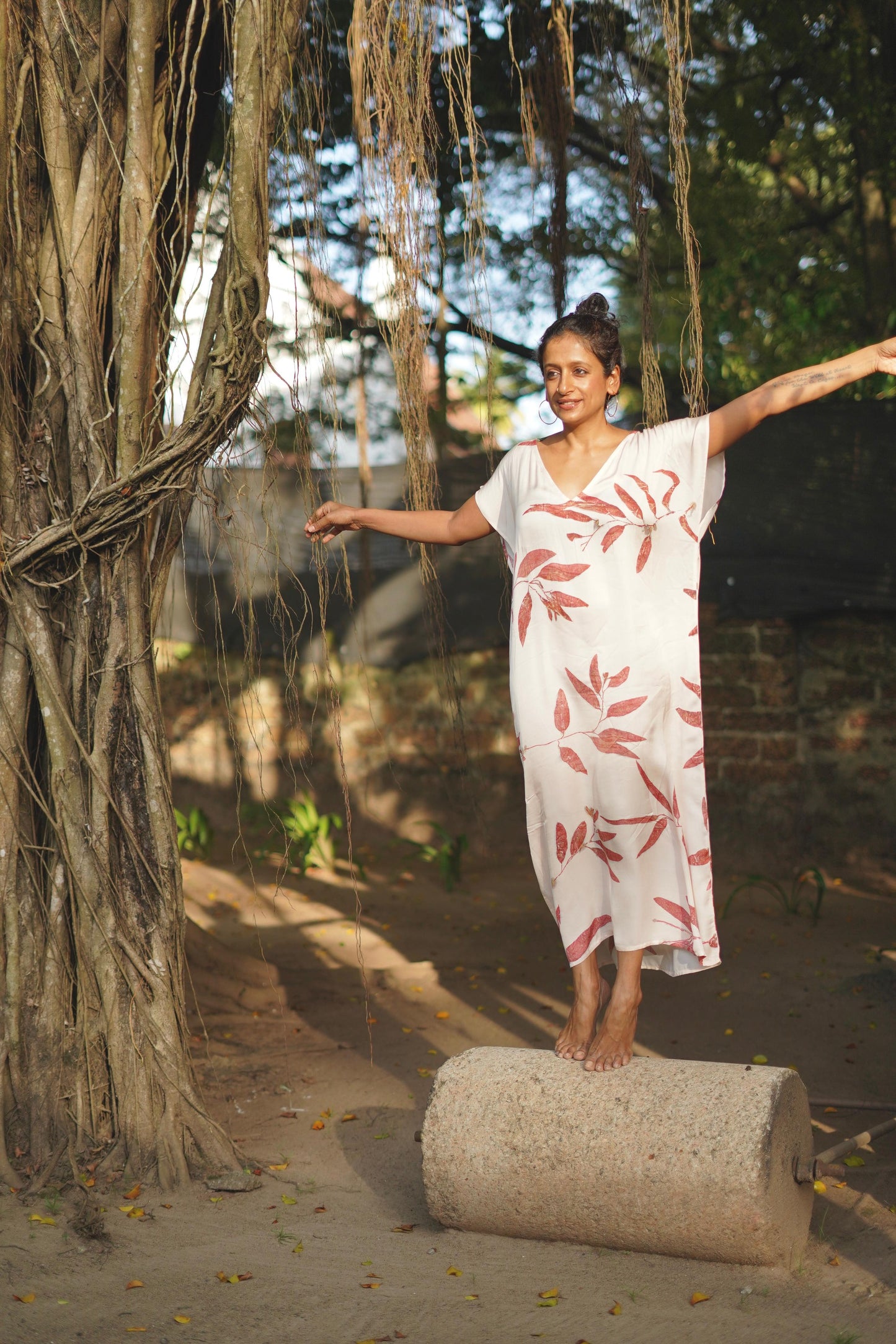 Shola Eco Print Dress