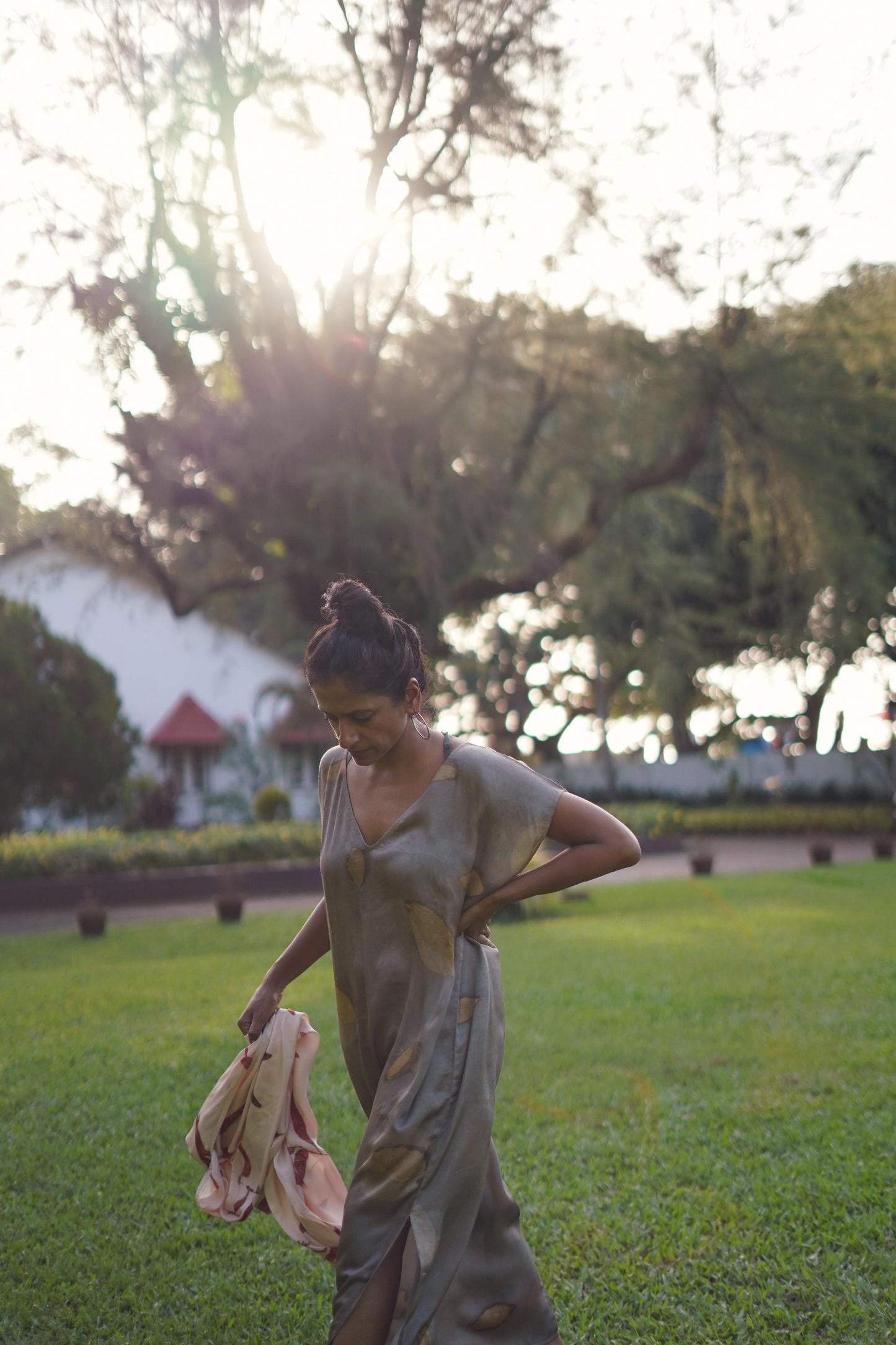 Madhumalti (Rangoon Creeper) Eco Print Dress