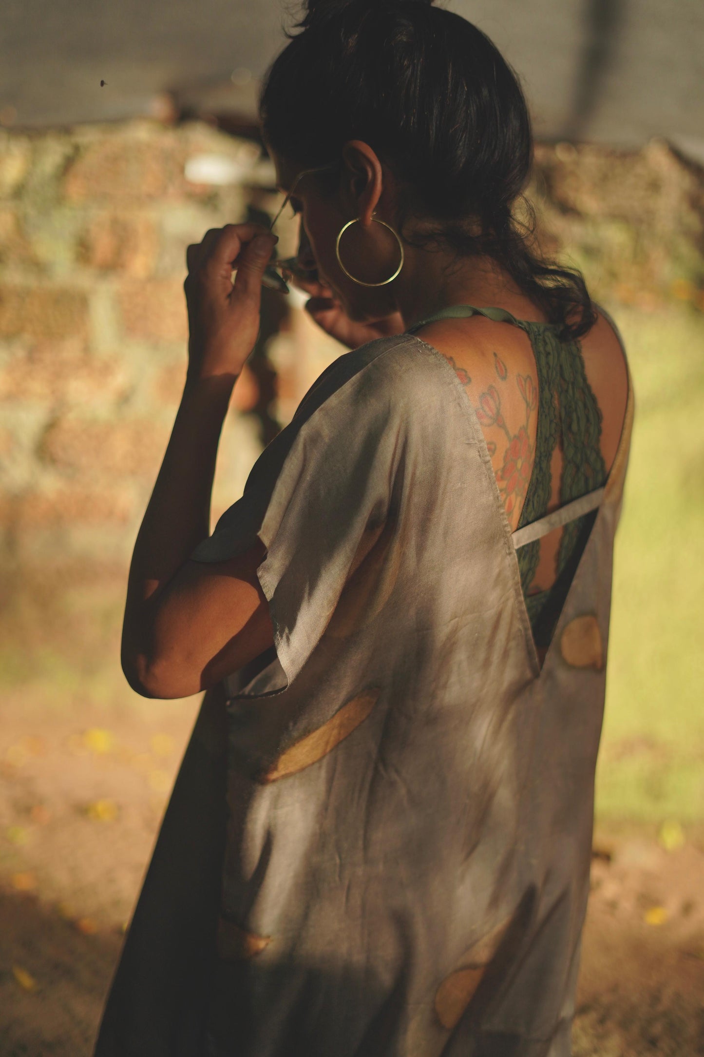 Madhumalti (Rangoon Creeper) Eco Print Dress