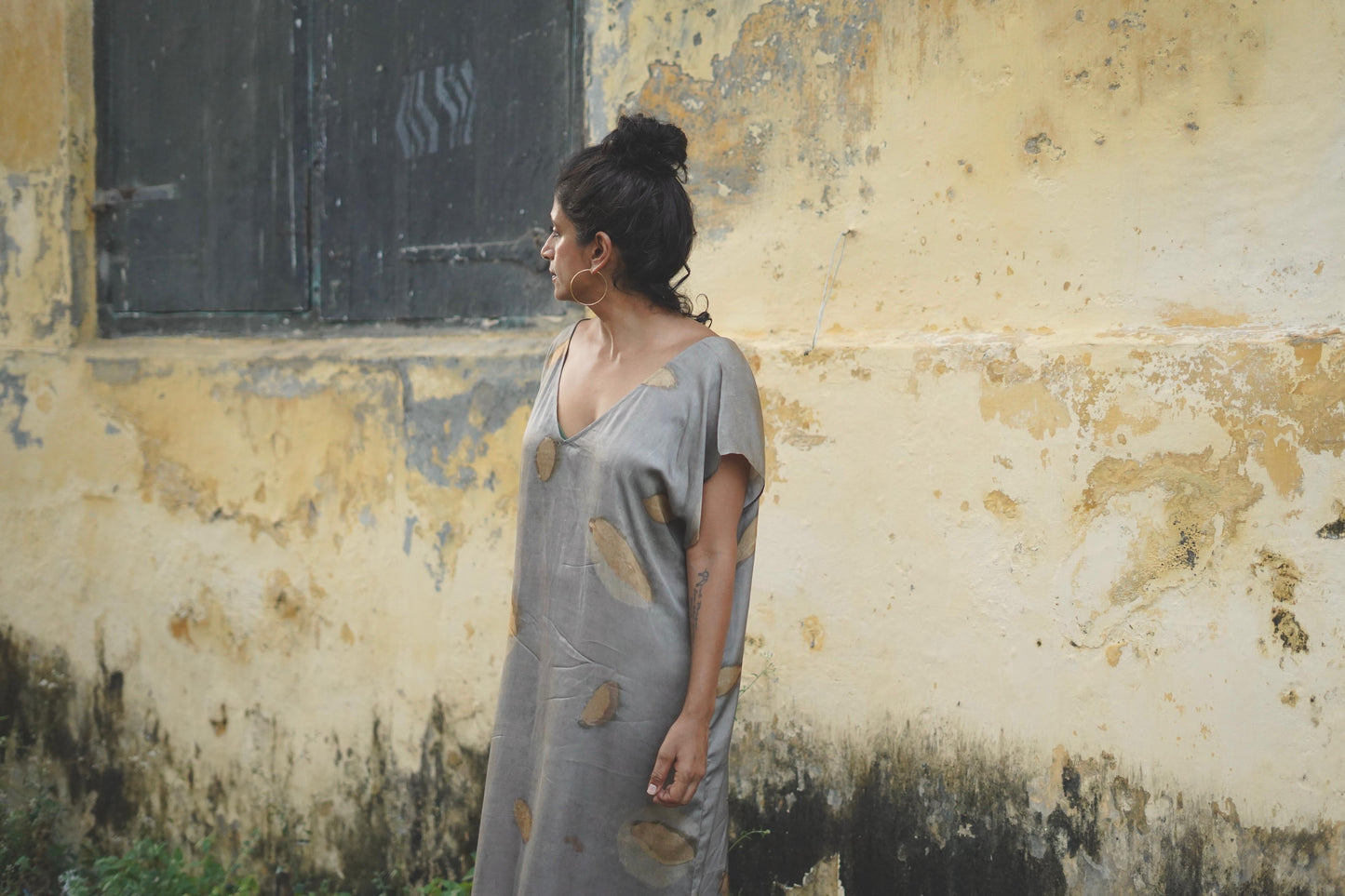 Madhumalti (Rangoon Creeper) Eco Print Dress