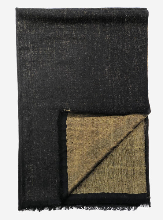 Cashmere Reversible/ Zari Scarf