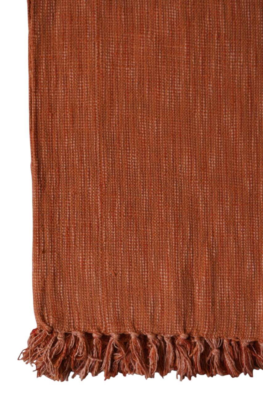 Natural Dye Handloom Cotton Bed Cover/blanket (97x65 inch)