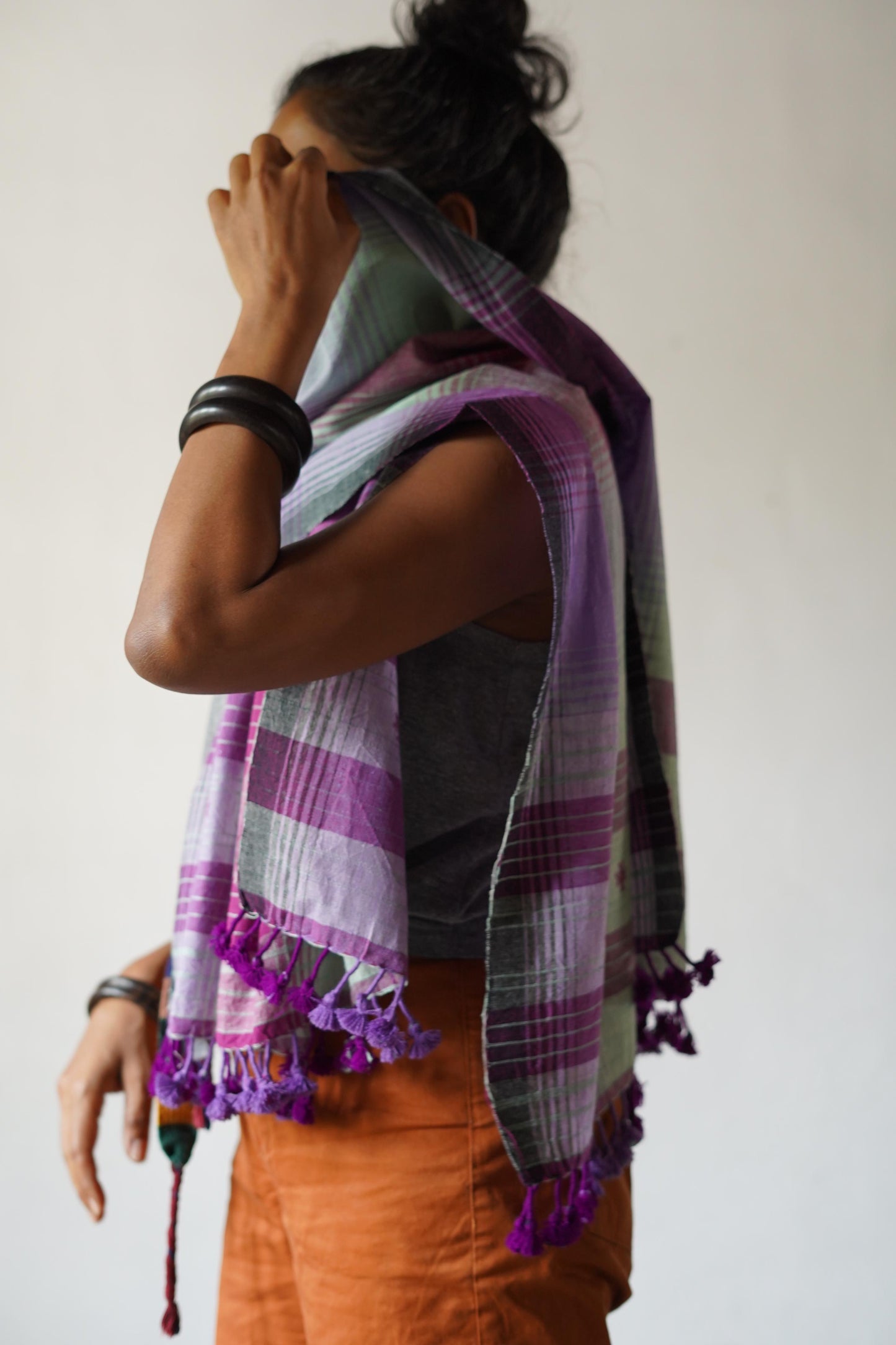 Sarli Indigenous Cotton/ Natural Dyed Shawl