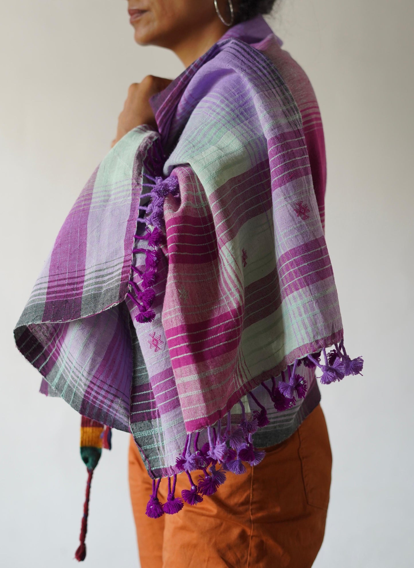 Sarli Indigenous Cotton/ Natural Dyed Shawl