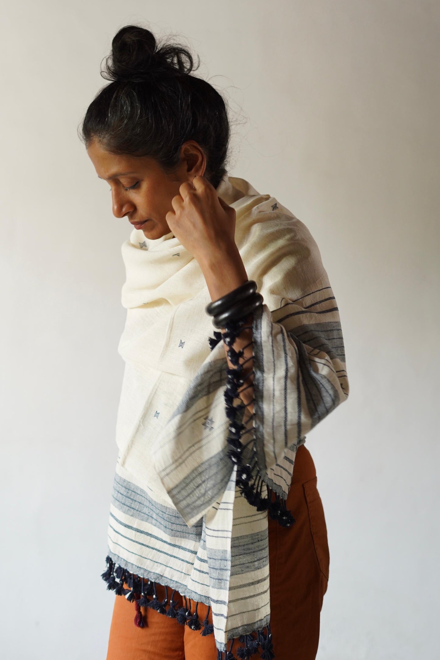 Sarli Indigenous Cotton/ Natural Dyed Shawl