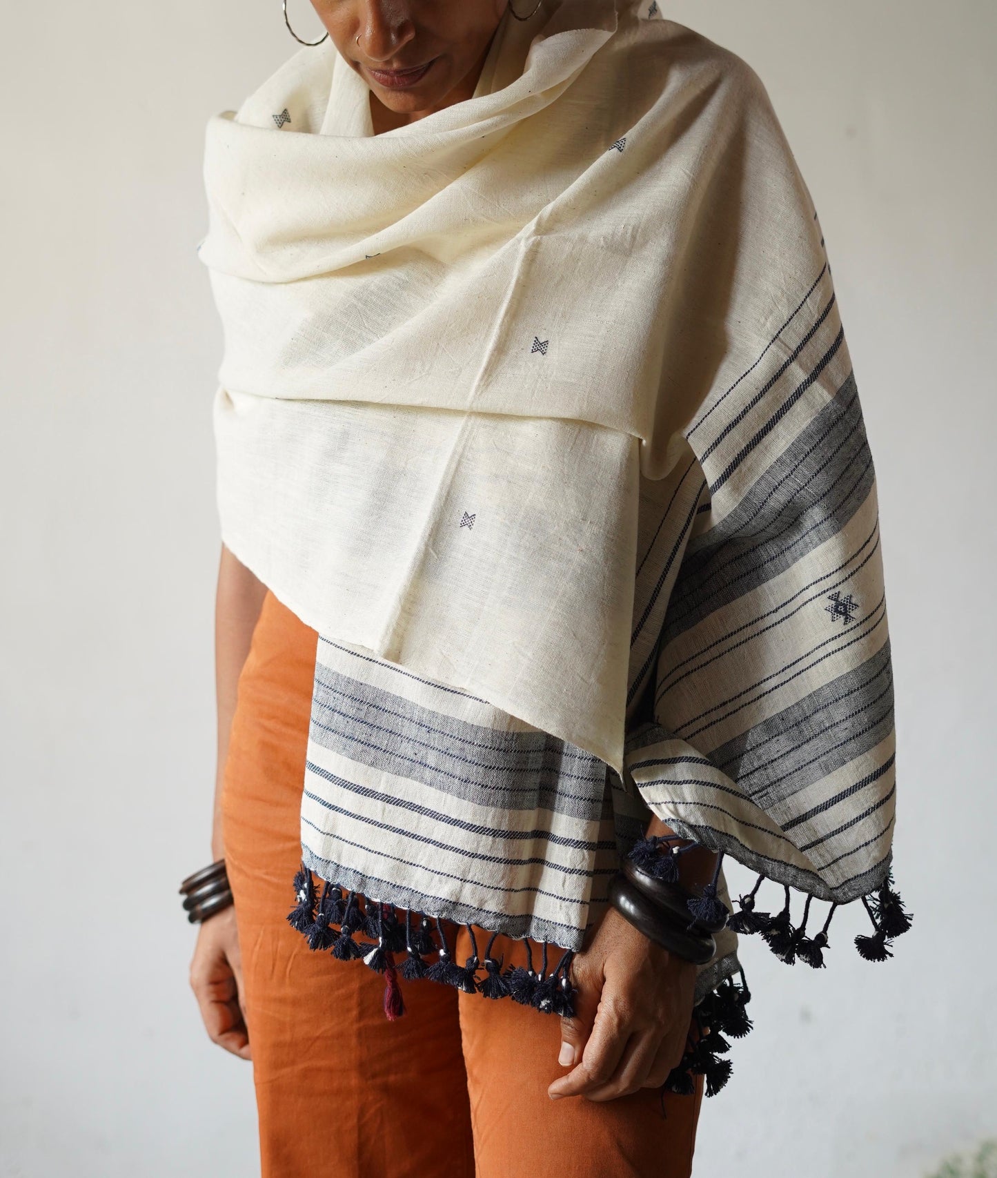 Sarli Indigenous Cotton/ Natural Dyed Shawl