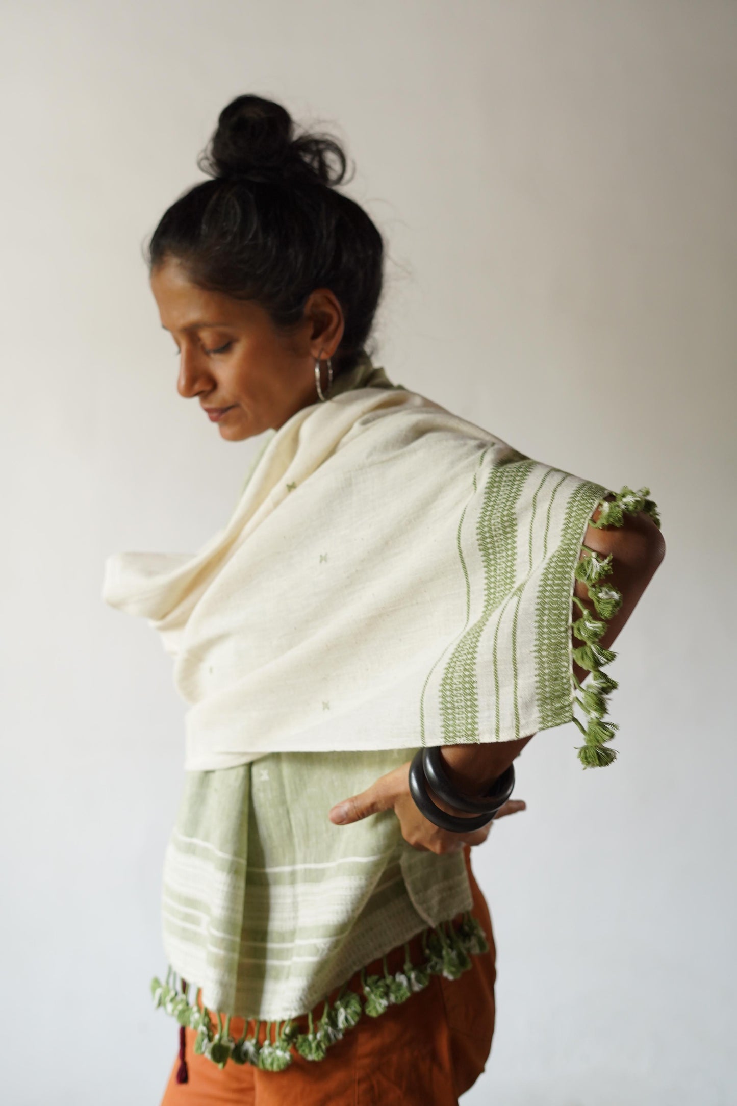 Sarli Indigenous Cotton/ Natural Dyed Shawl