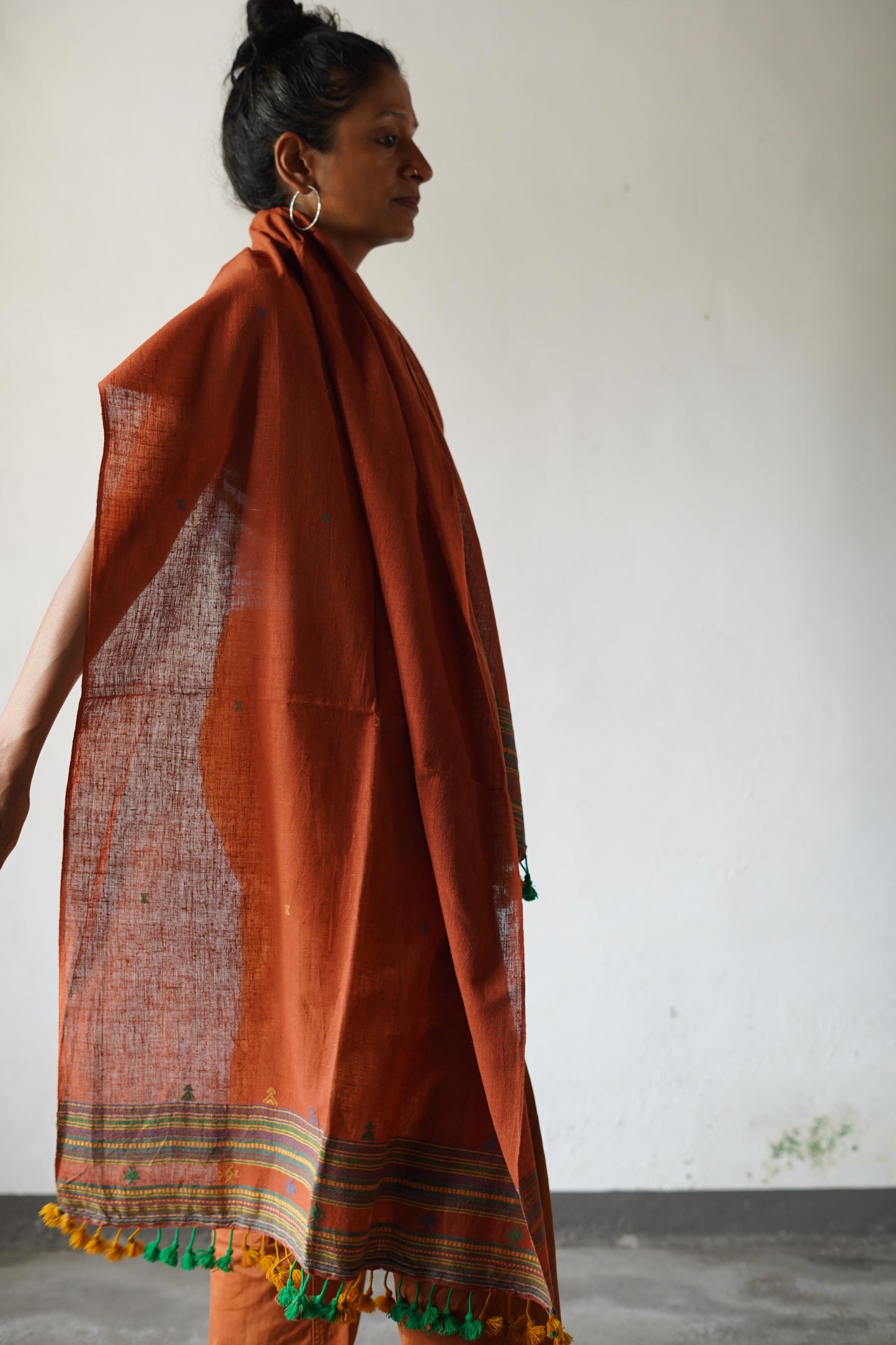 Sarli Indigenous Cotton/ Natural Dyed Shawl