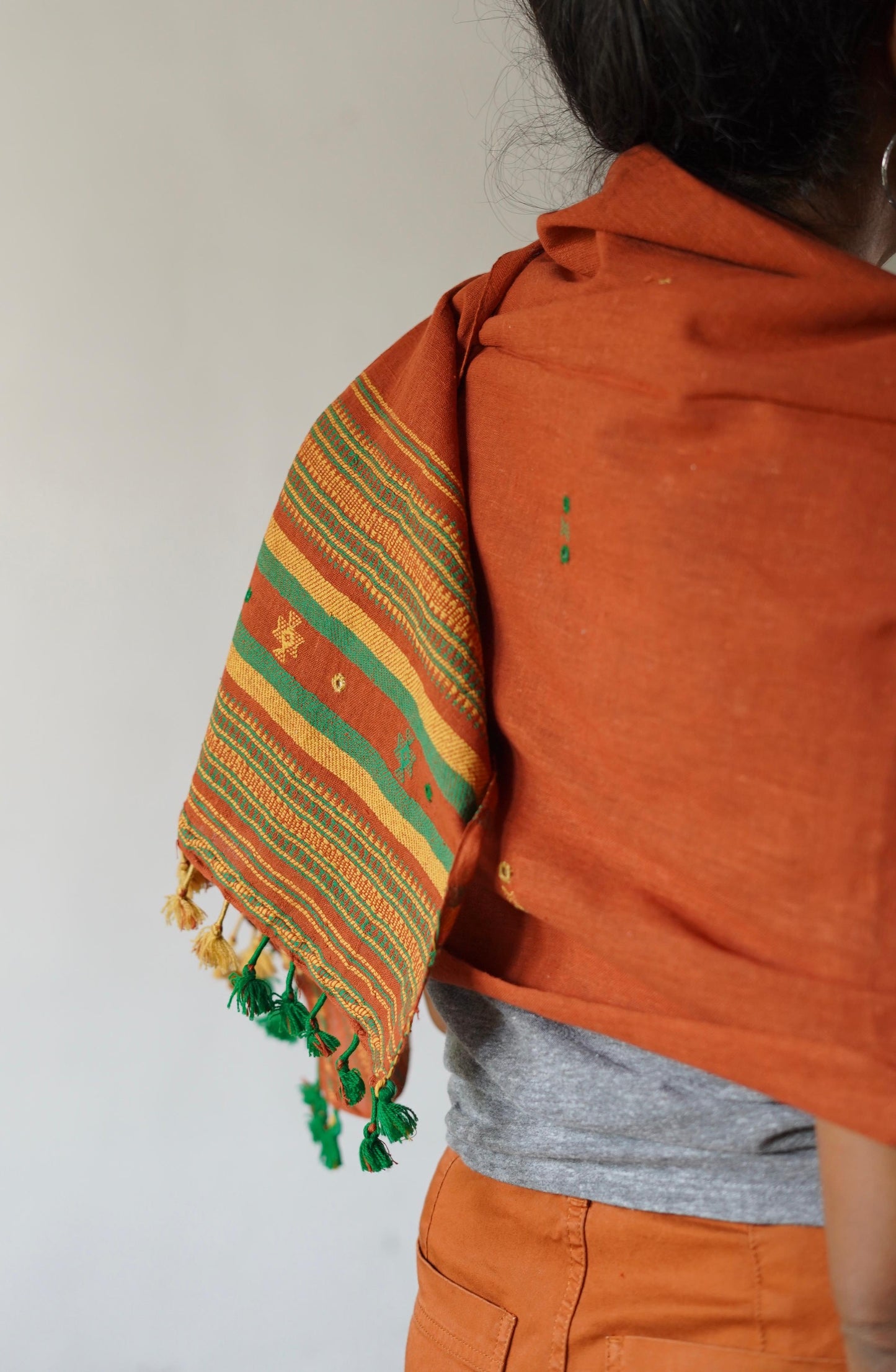 Sarli Indigenous Cotton/ Natural Dyed Shawl