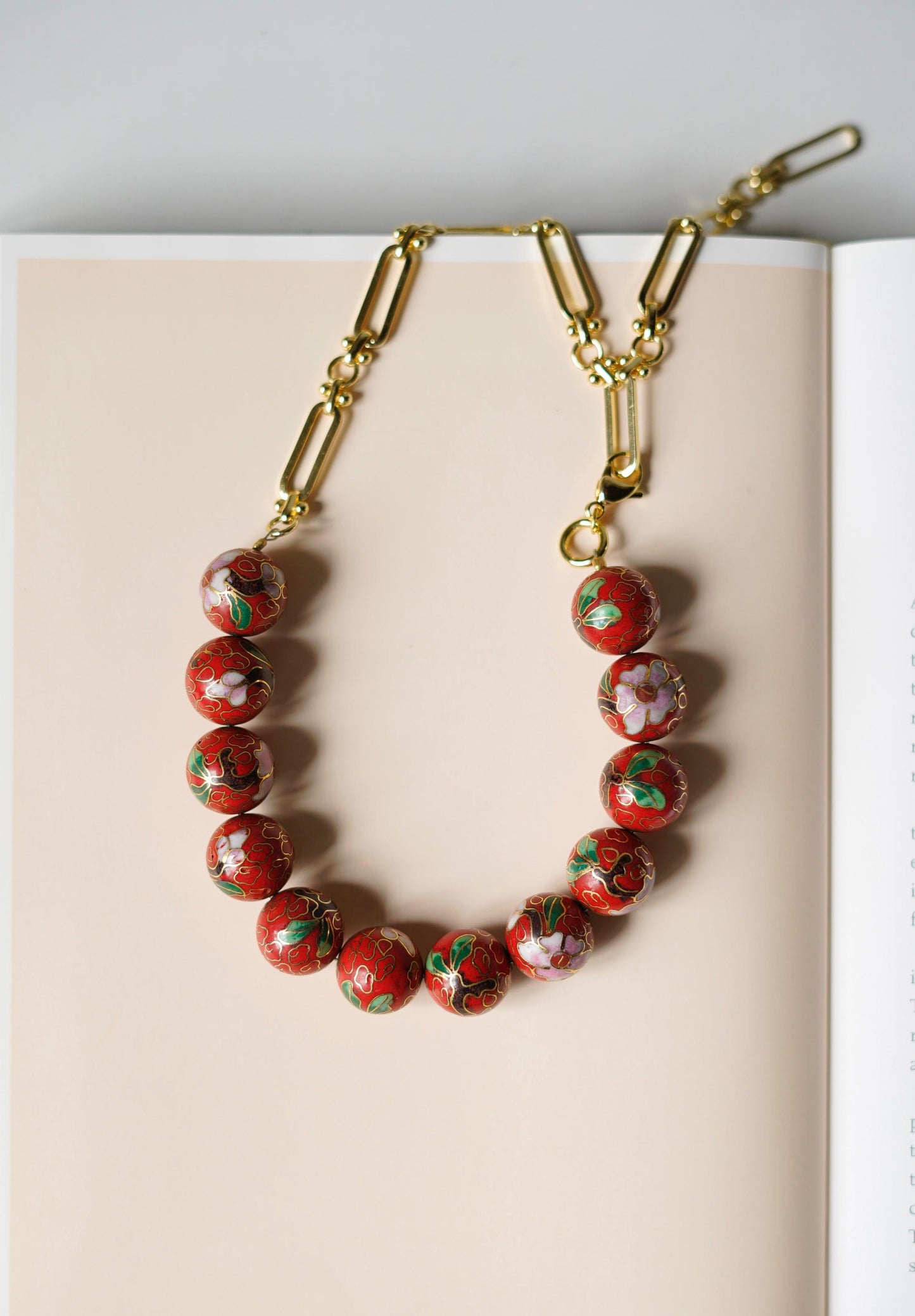 The Cloisonné Heirloom Necklace” 1