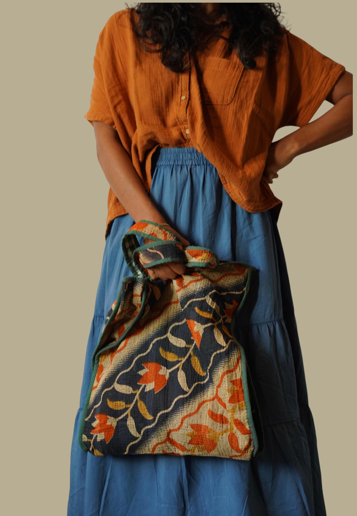 Comilla Vintage Kantha Tote