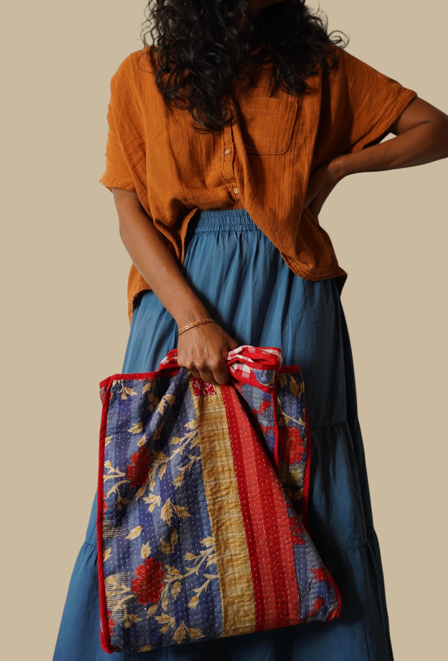 Comilla Vintage Kantha Tote