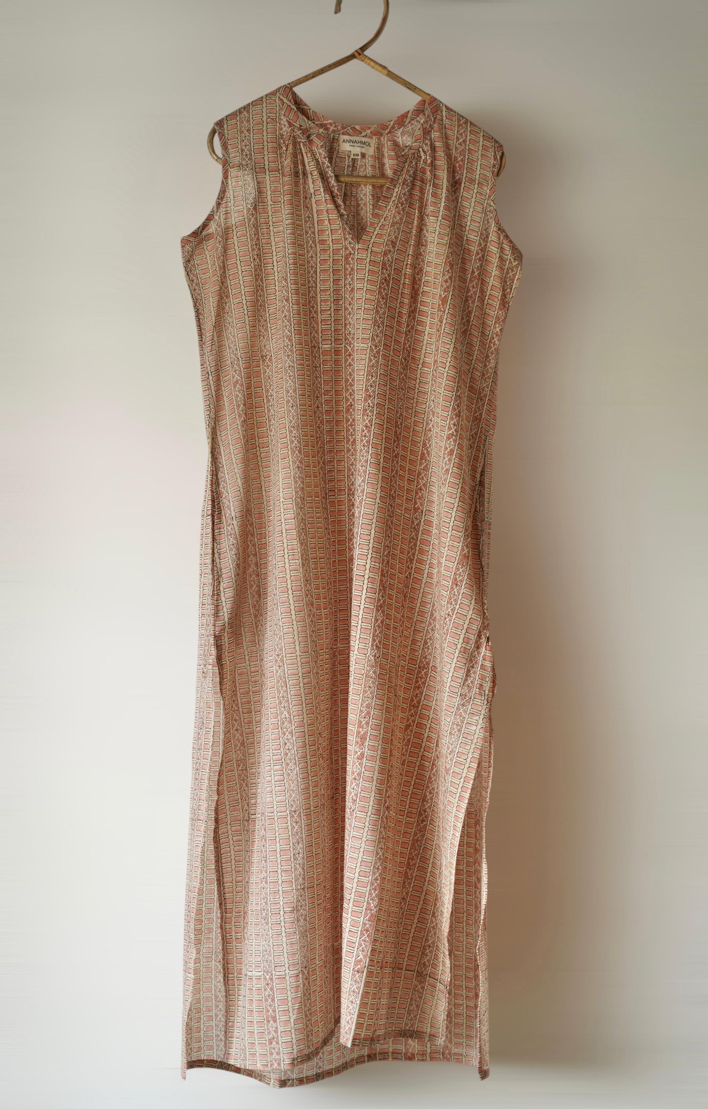 Block print light cotton dress