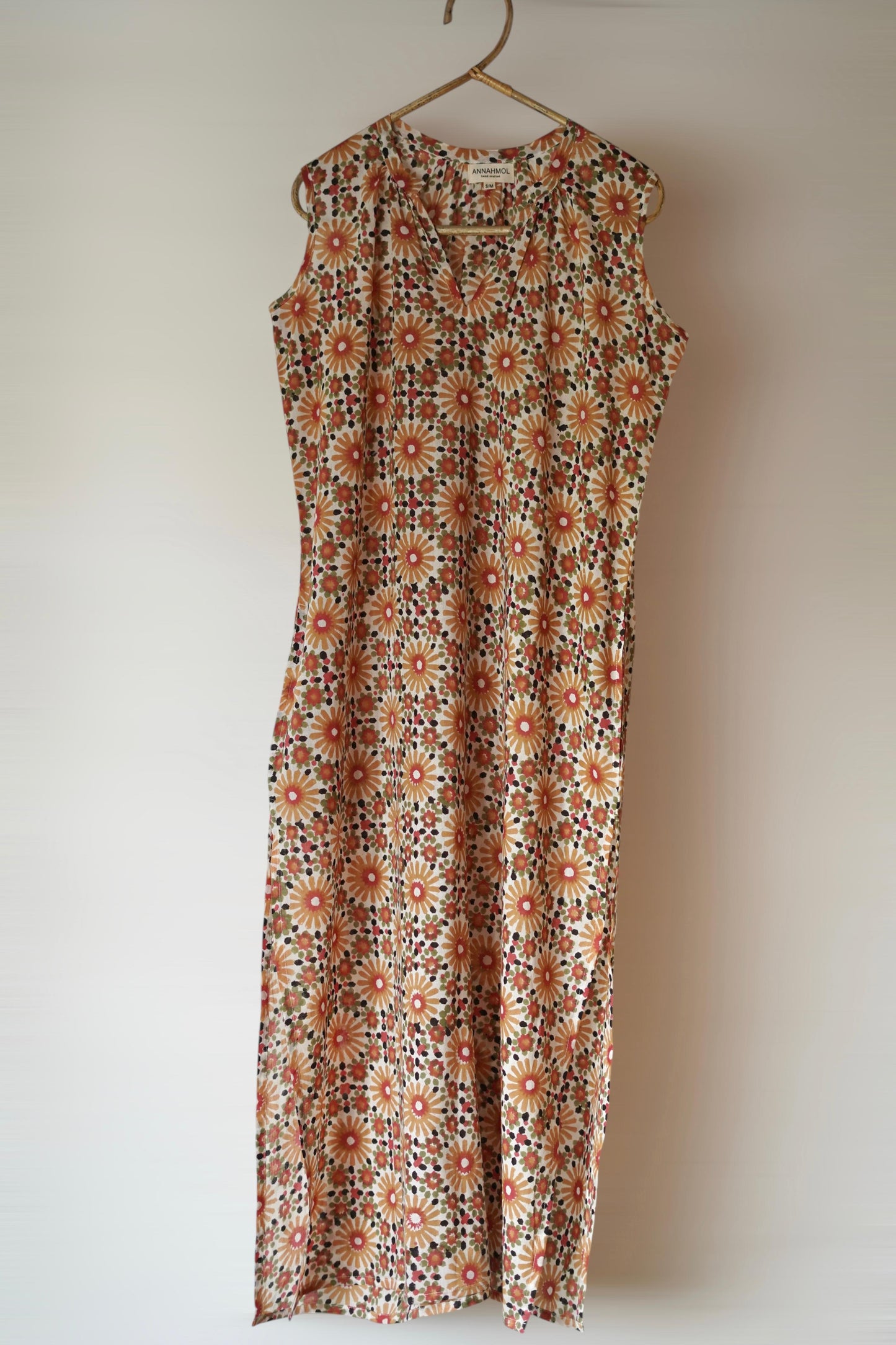 Block print light cotton dress