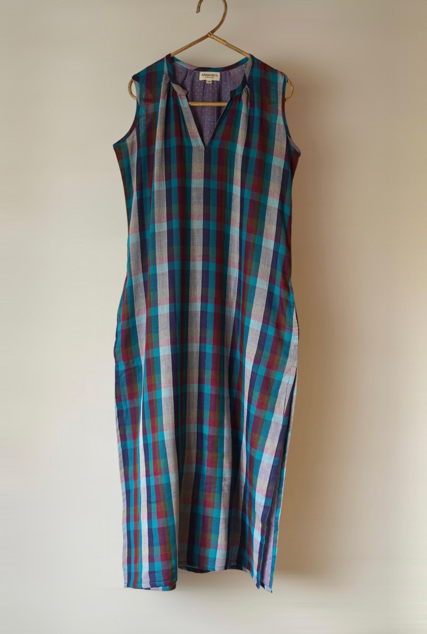 Printed gauze beach  dress